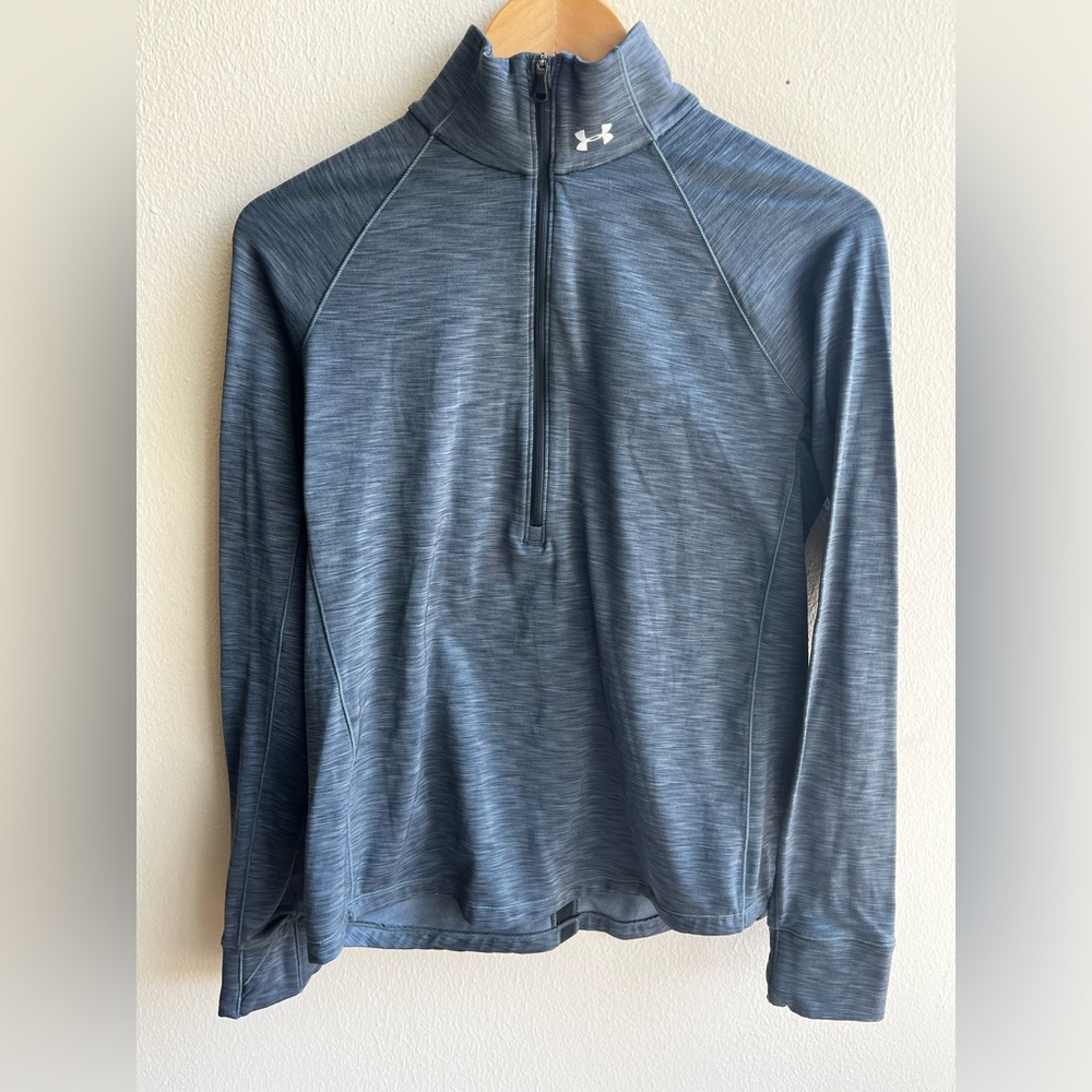 Under Armour Gray Half Zip Pullover - image 1